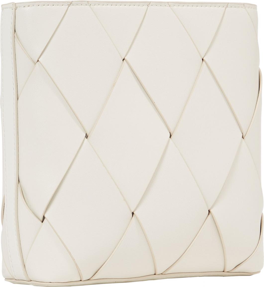 Square Bag Small Calvin Klein Woven Crossbody Chalk Beige