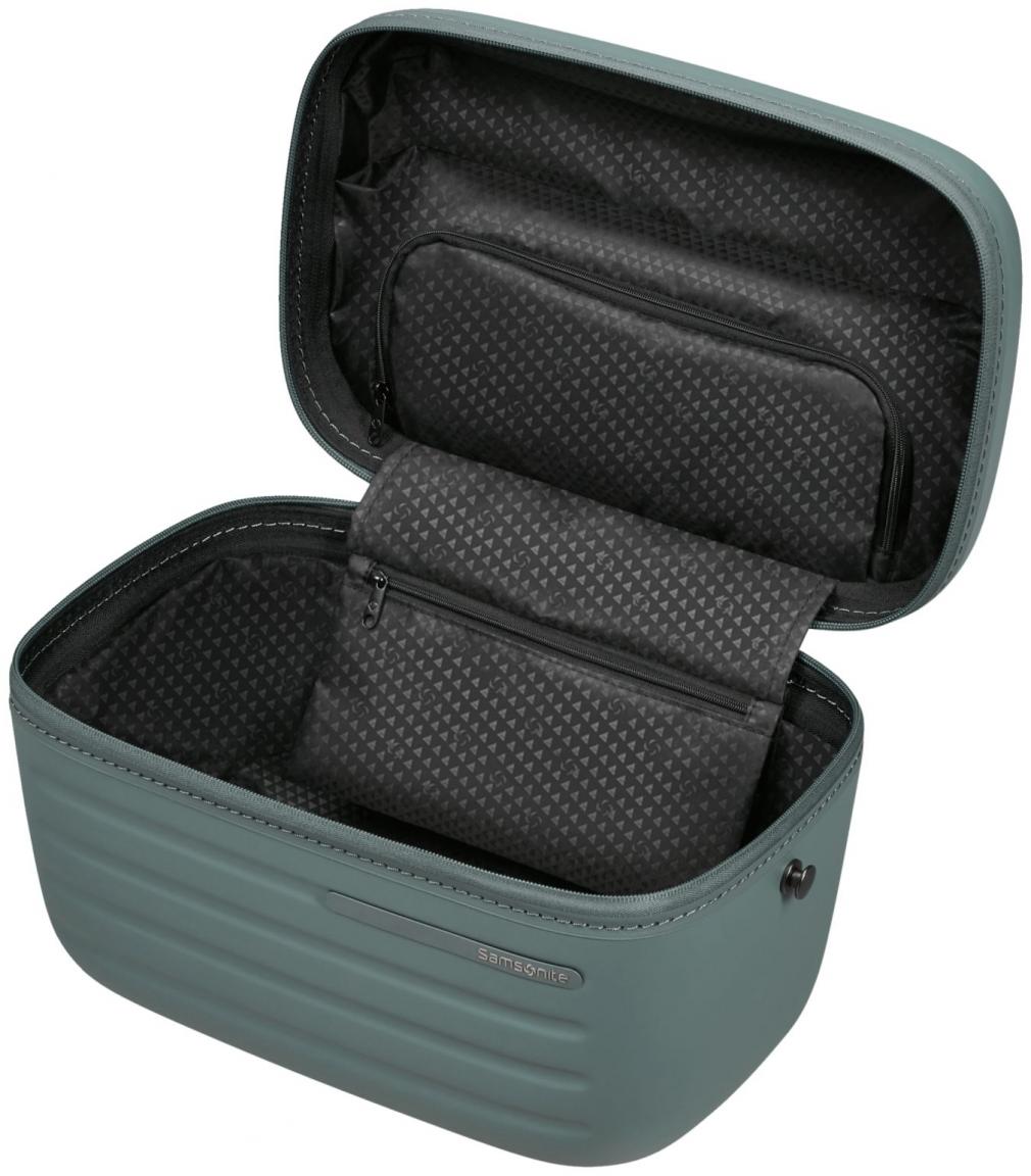 Stackd Forest Samsonite Beauty Case Hartschale recycled grün