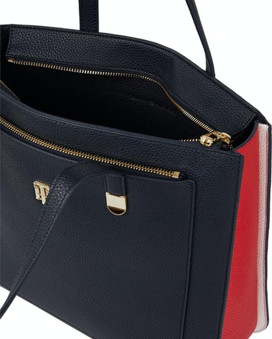 Statement Henkeltasche Tommy Hilfiger Element Tote Corp Dunkelblau Navy Tabletfach