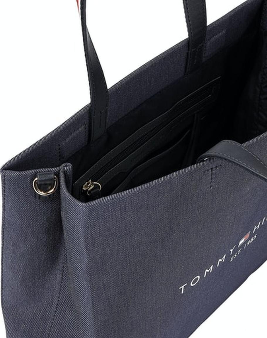 Statement Shopper Tommy Hilfiger IM Tote Denim Dark Indigo Kartenetui