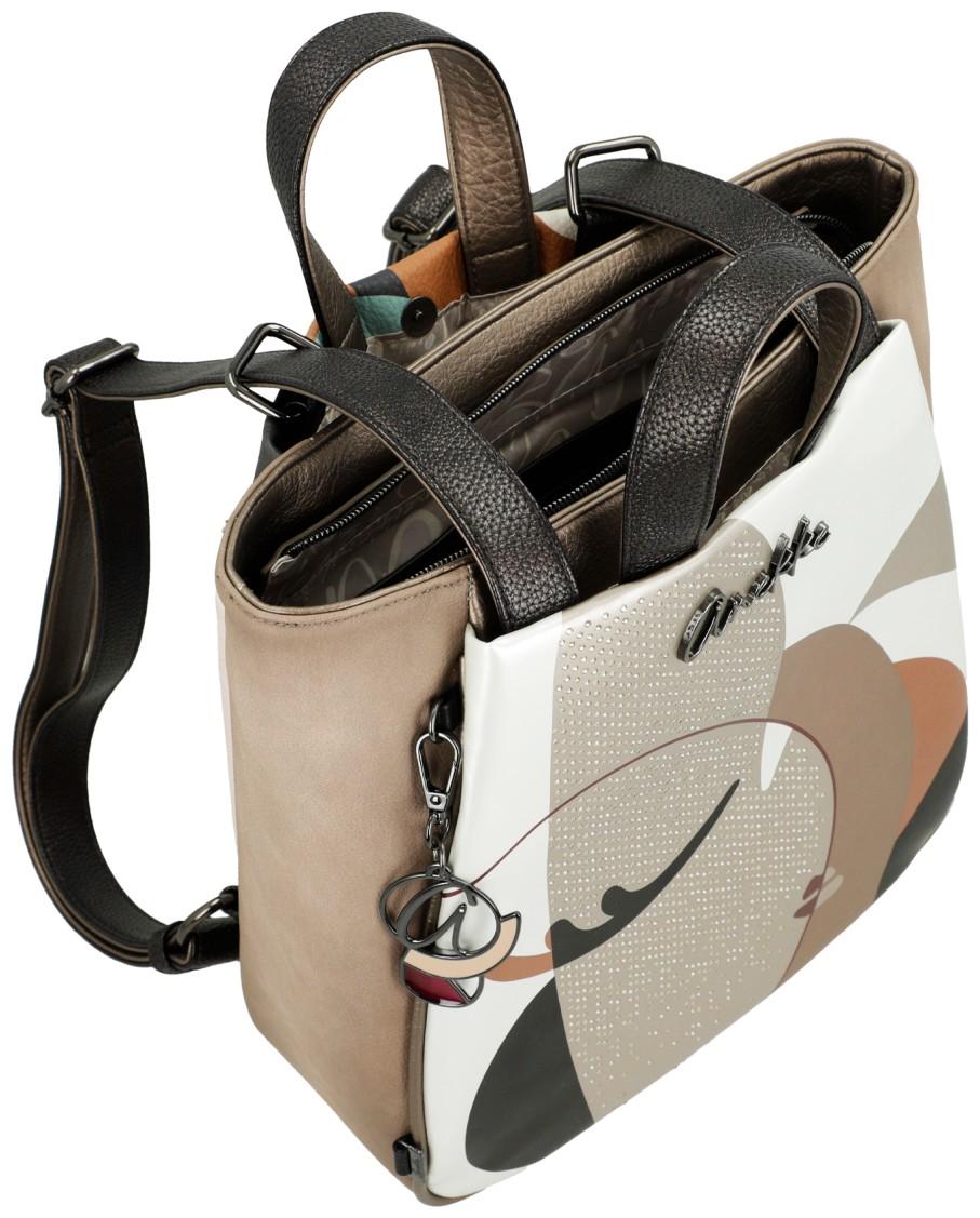 Statementrucksack Glitzer Metallic Anekke Muse Eikon