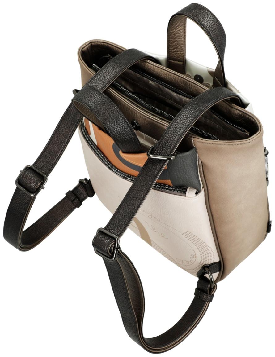 Statementrucksack Glitzer Metallic Anekke Muse Eikon