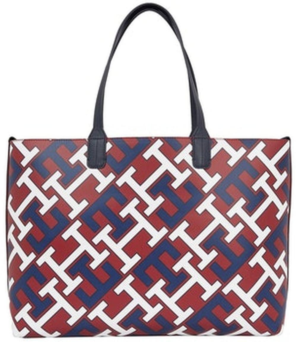 Statementtasche Bunt Tommy Hilfiger Iconic Tommy Tote Monogram Etui