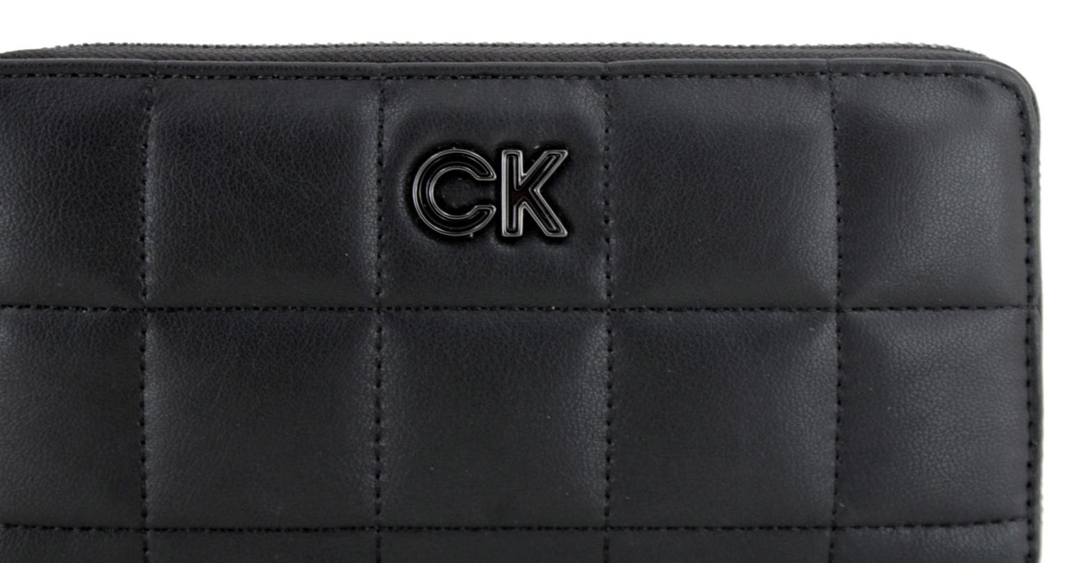 Steppdesign Damenbörse Black Re-Lock Quilt Wallet Long Calvin Klein