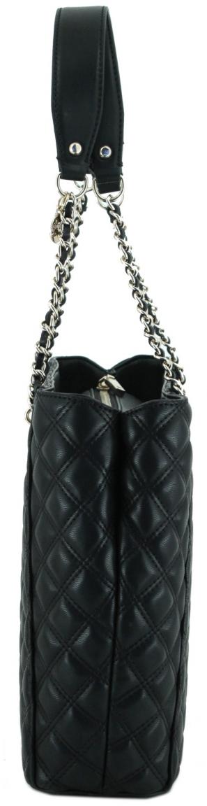 Steppshopper schwarz Guess Giully Large Tote Black Kettenhenkelt