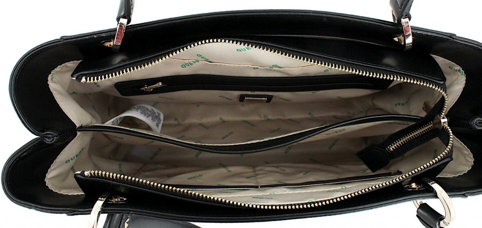 Steppshopper schwarz Guess Giully Large Tote Black Kettenhenkelt