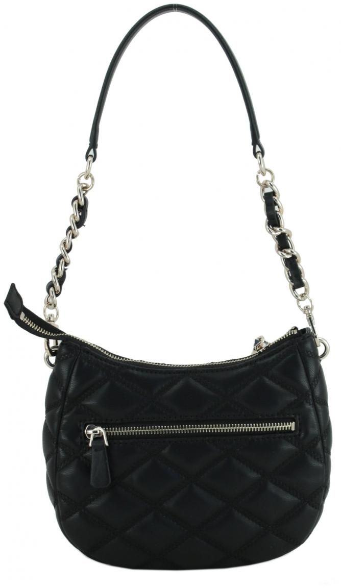 Stepptasche schwarz Kettenhenkel Guess Tamsin