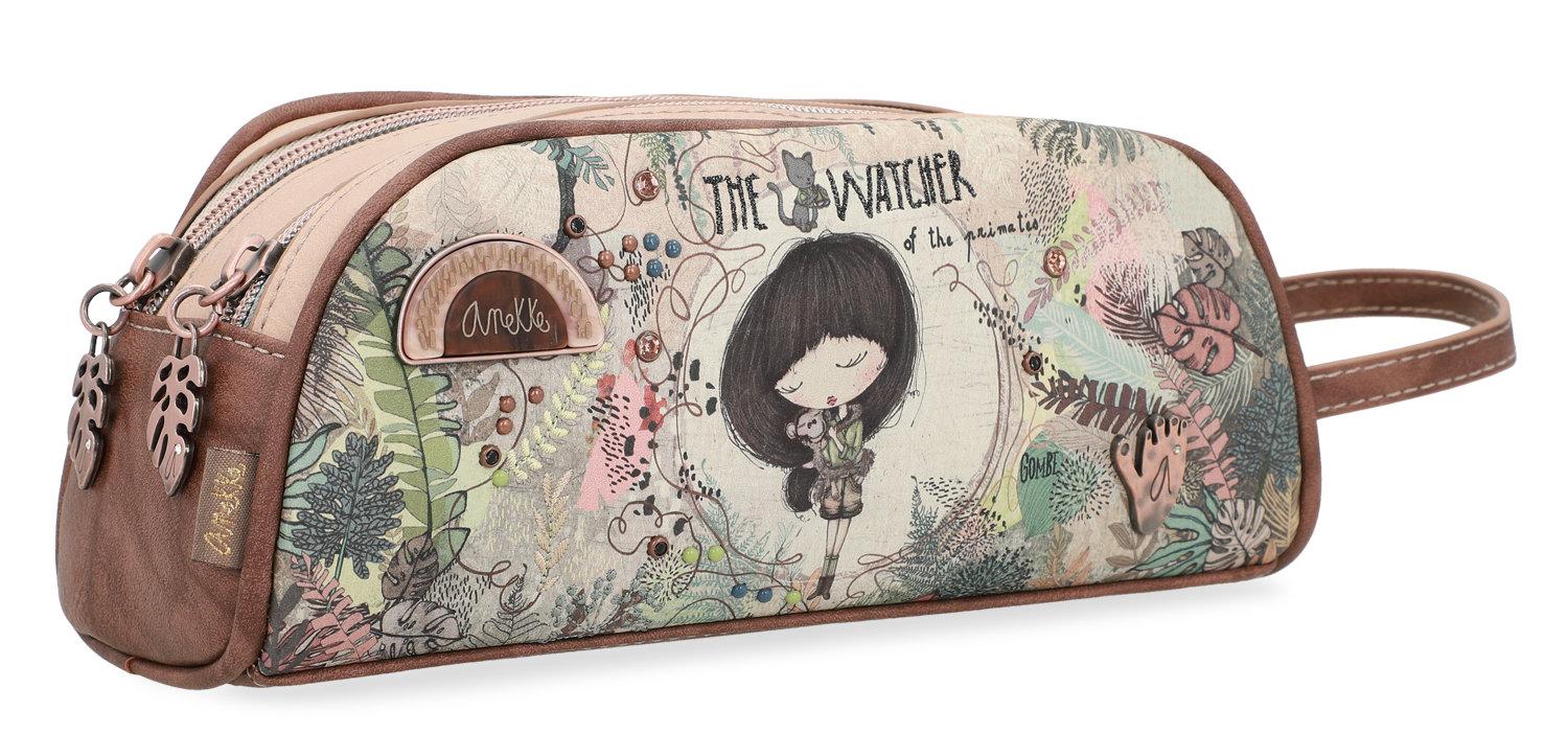 Stifteetui Pencil Case Anekke Jungle Nature braun grün bunt