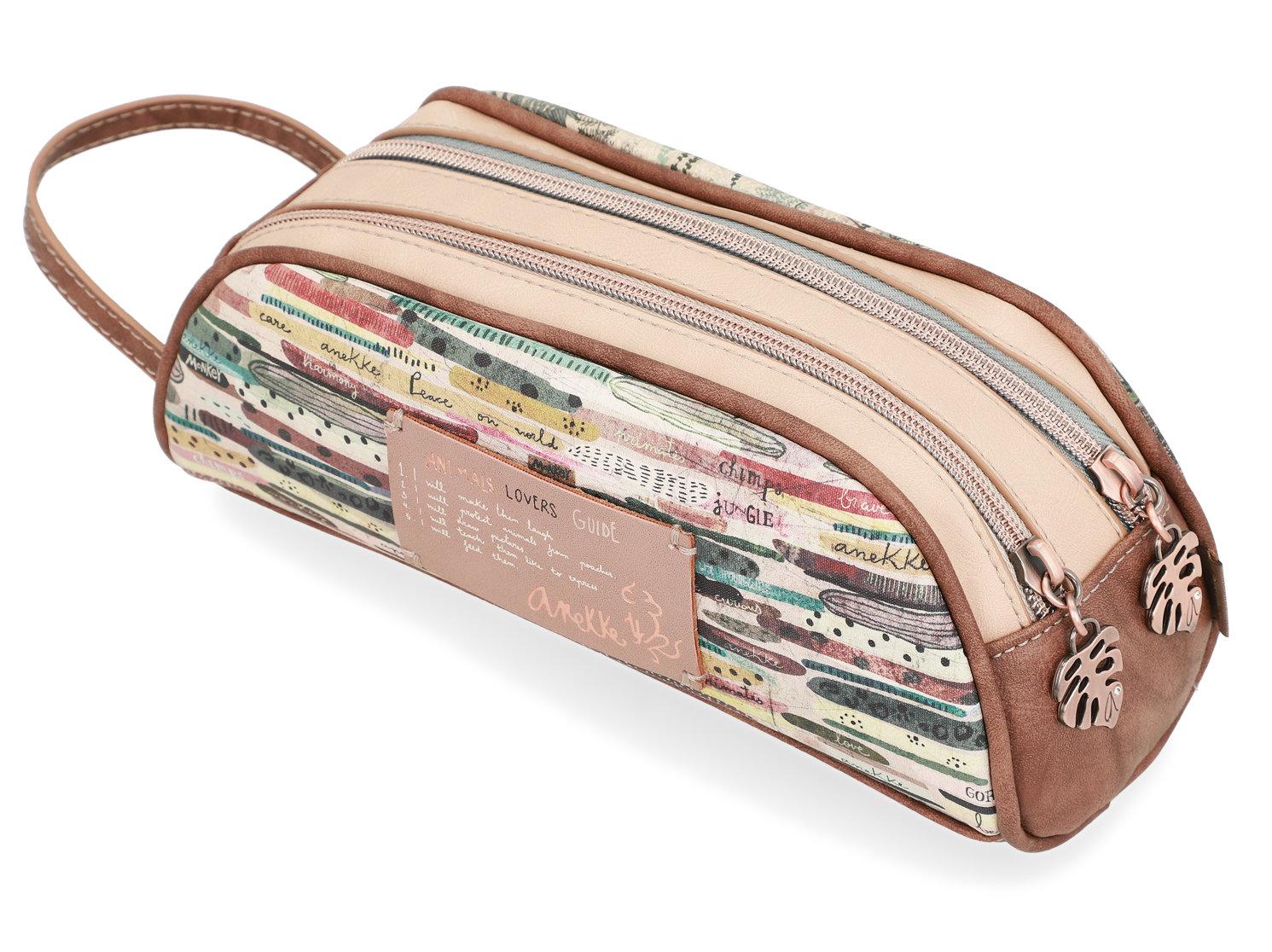 Stifteetui Pencil Case Anekke Jungle Nature braun grün bunt