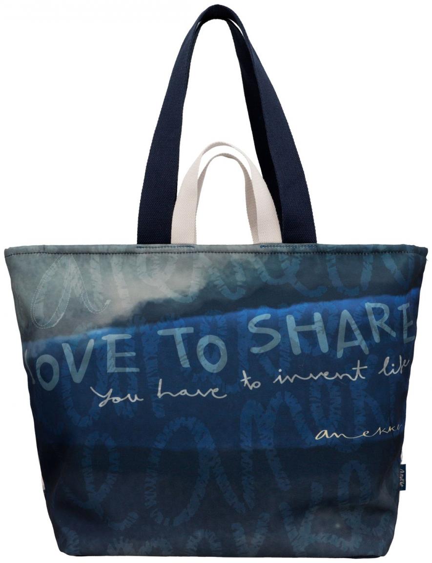 Strandtasche blau rosa Anekke Hollywood Studio