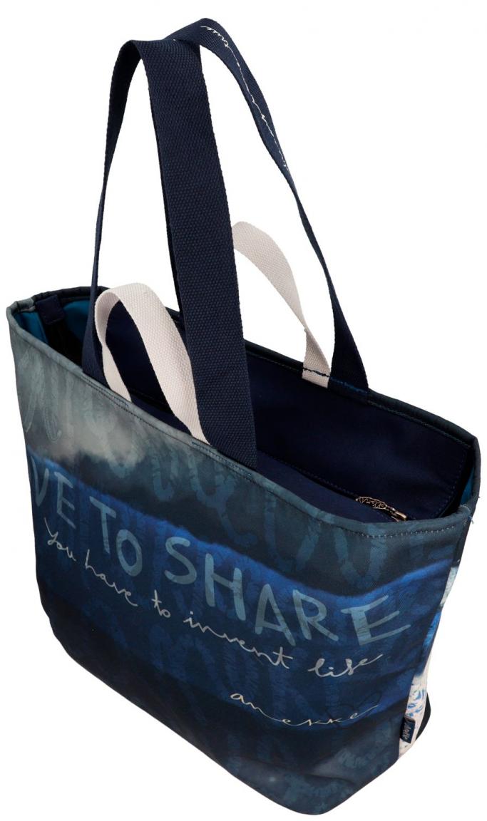 Strandtasche blau rosa Anekke Hollywood Studio