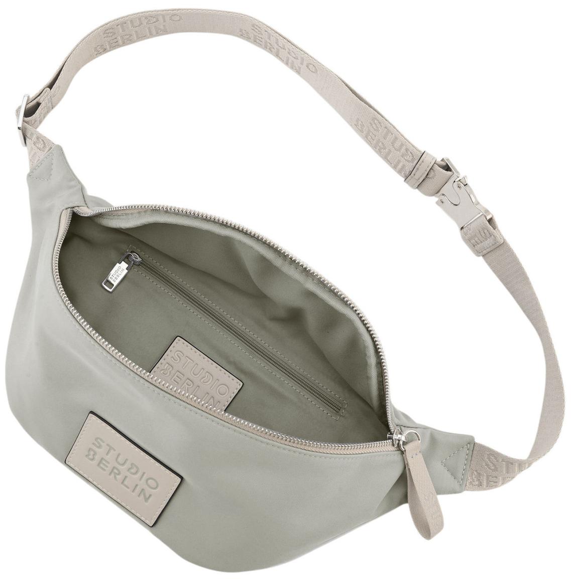 Studio Berlin Spandau Essential Nylon Gürteltasche Hellgrau