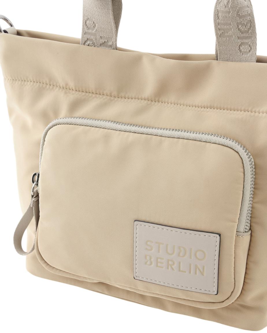 Studio Berlin Weissensee Essential Nylon Kurzgrifftasche Beige