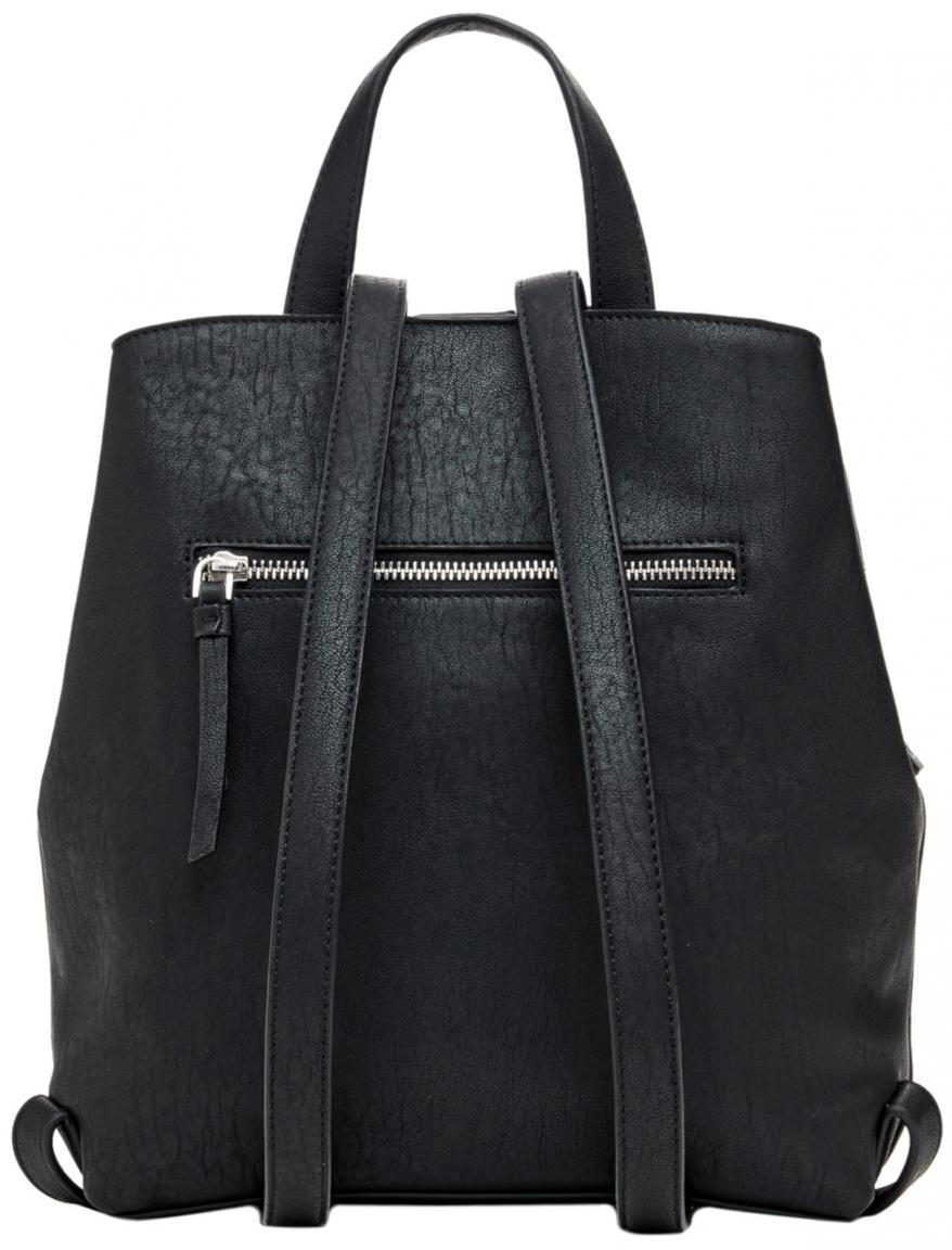 Sumy Mini Desigual Citybackpack schwarz Stickereien Negro Dejavu