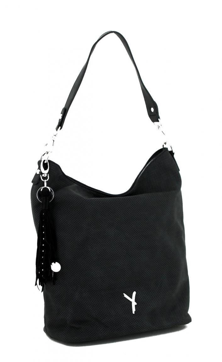 Suri Frey Beuteltasche Romy Blue dunkelblau Stanzmuster