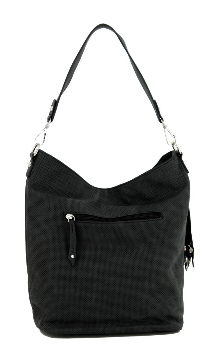 Suri Frey Beuteltasche Romy Blue dunkelblau Stanzmuster