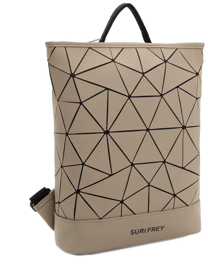 Suri Frey Cityrucksack Suri Sports sand Taupe gummiert