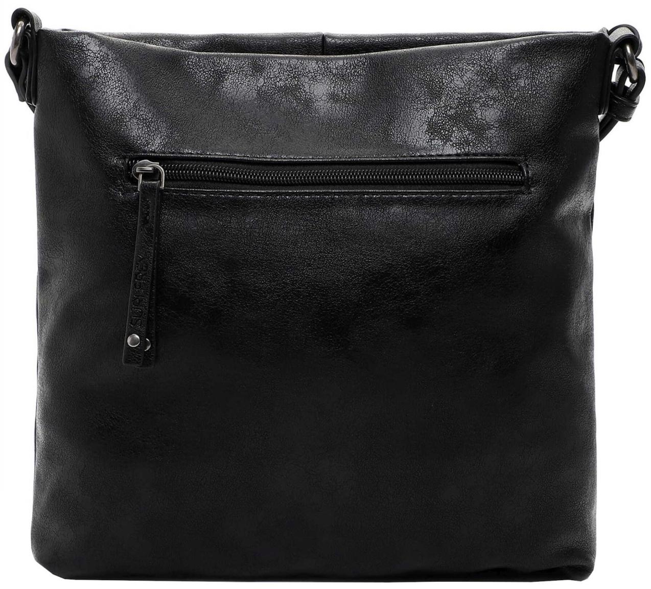 Suri Frey Crossovertasche Livy Black Teilungsnaht 