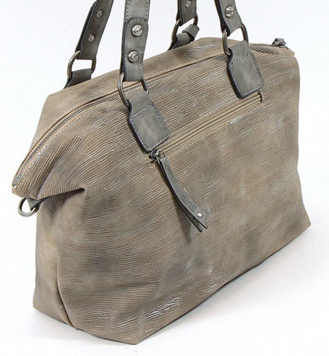Suri Frey Glory Shoppertasche Taupe Silber Schimmer