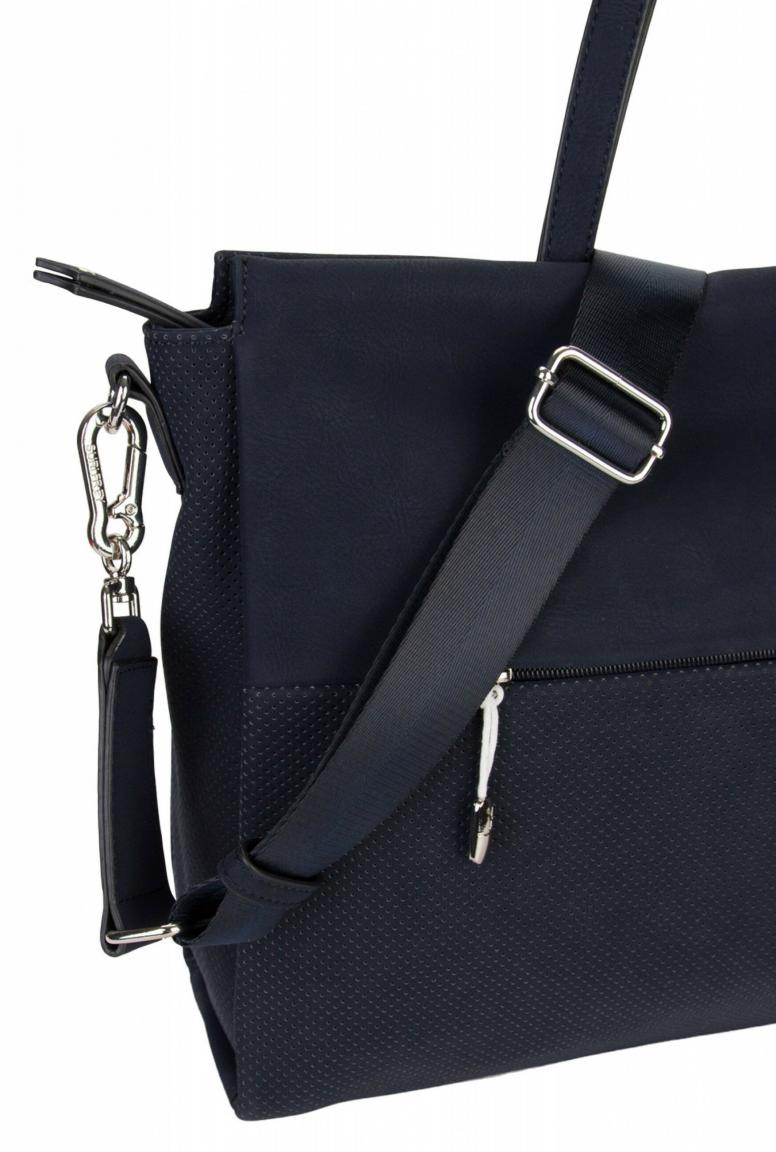 Suri Frey Henkeltasche dunkelblau perforiert Romy Bevvy