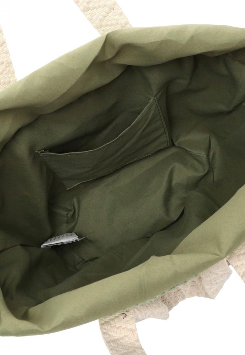 Suri Frey Korbtasche Jemmy Pistachio Papier vegan 