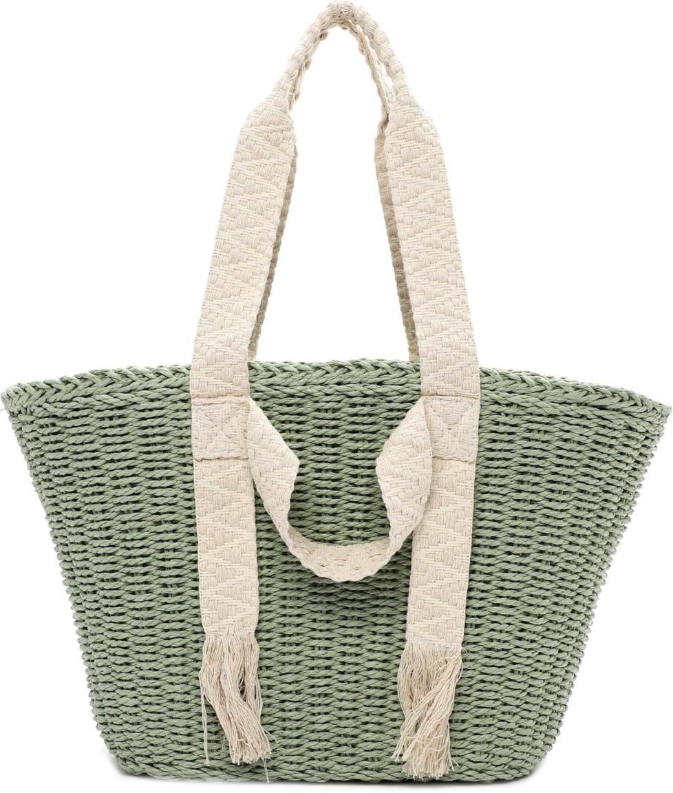Suri Frey Korbtasche Jemmy Pistachio Papier vegan