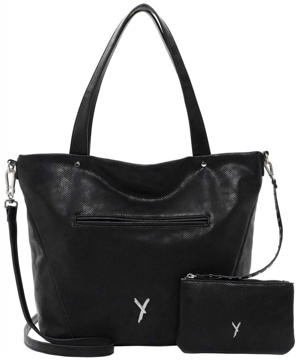 Suri Frey Laley Henkeltasche Black Stanzung vegan 