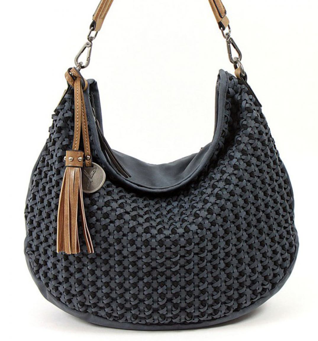 Suri Frey Nelly Beuteltasche Schnur Flecht Blue