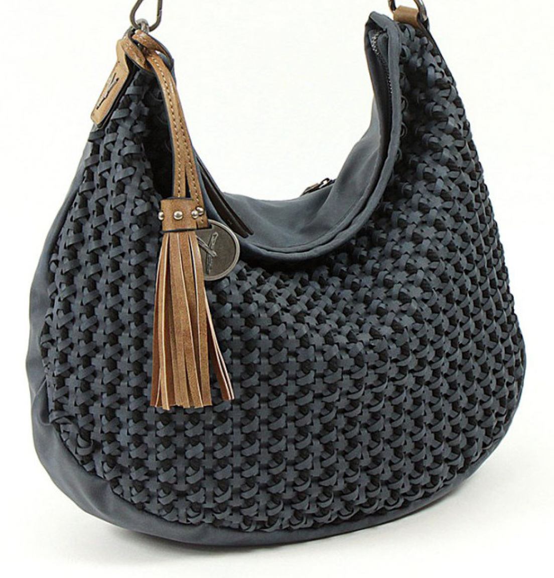 Suri Frey Nelly Beuteltasche Schnur Flecht Blue