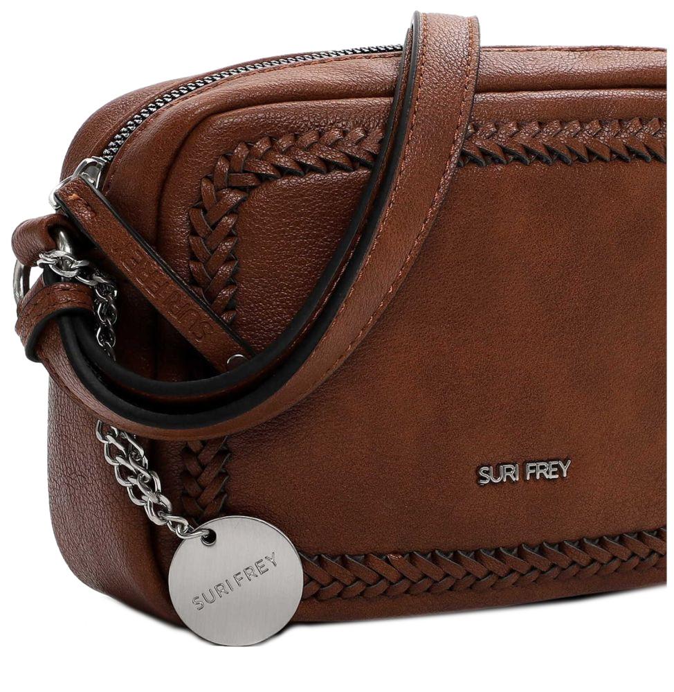 Suri Frey Piggy Schultertasche Camerabag Cognac