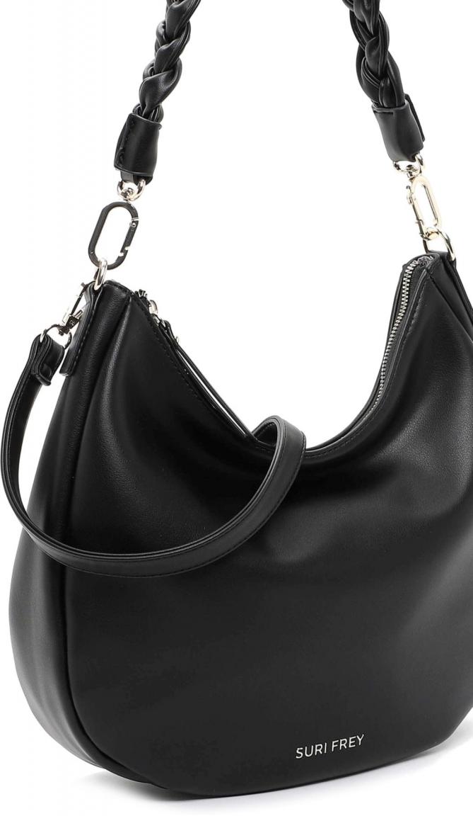 Suri Frey Schultertasche Tiffany schwarz Vegan 