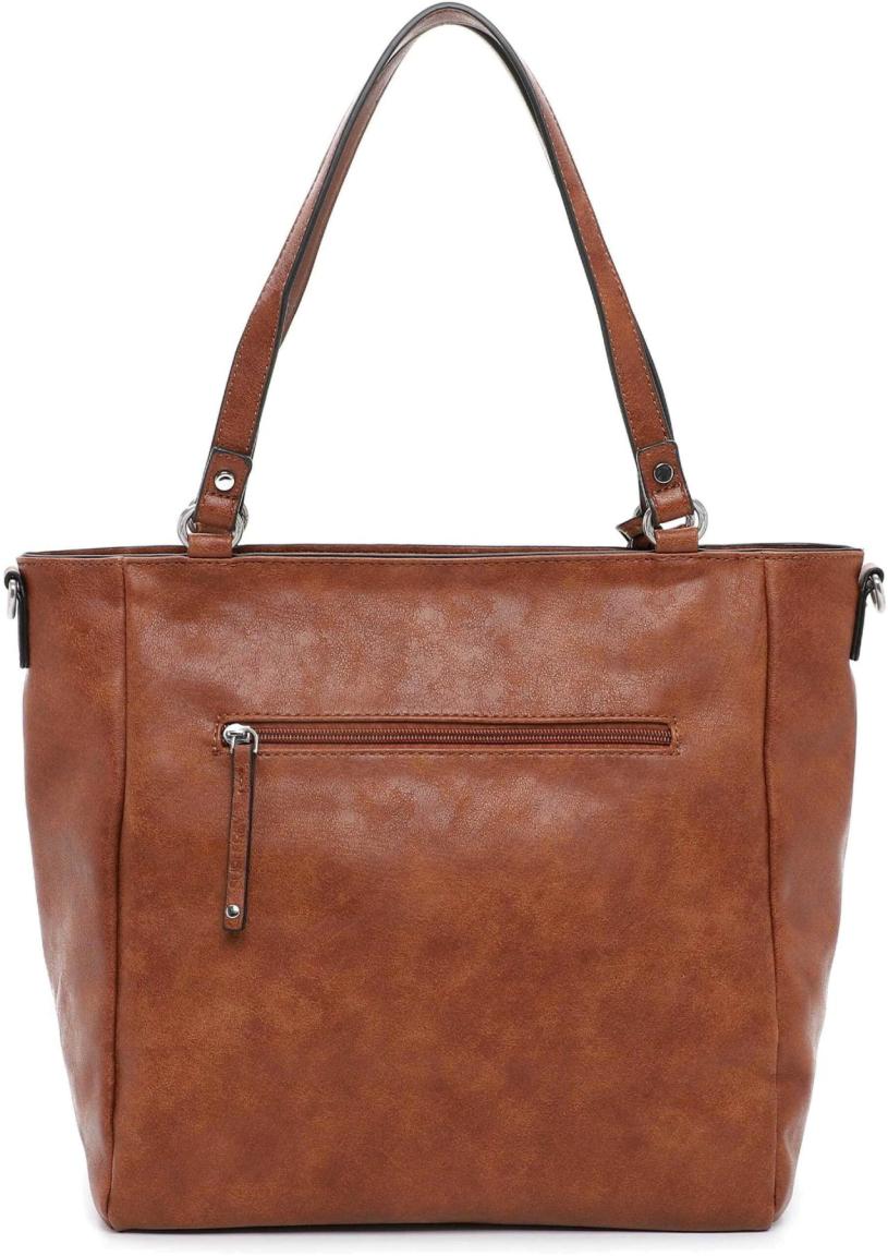 Suri Frey Shoppingbag Cognac Braun Ruby Flechtmuster