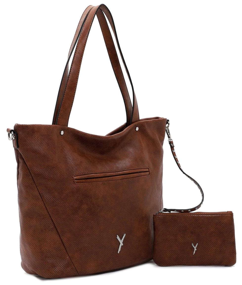 Suri Frey Umhängetasche Shopper Laley Cognac Etui