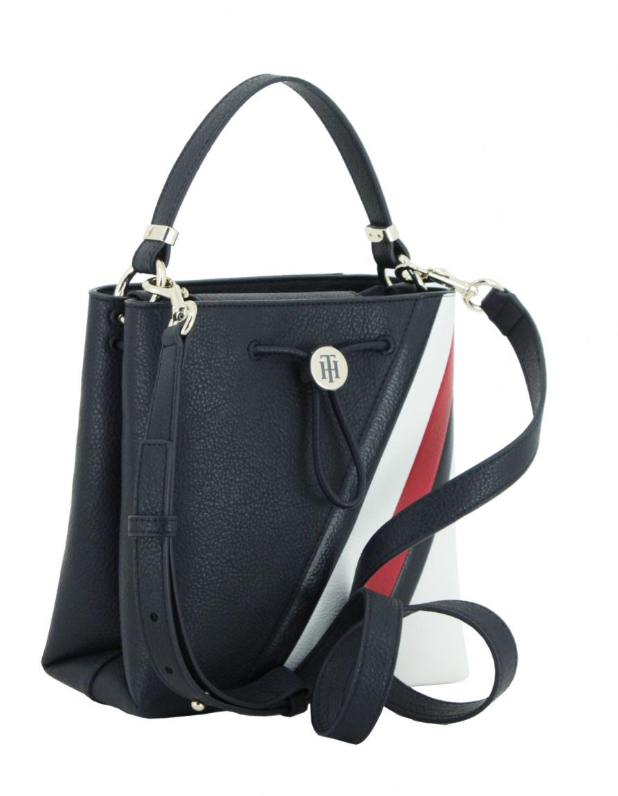 TH Core Mini Bucket Bag Tommy Hilfiger Corporate blau weiß Bags & more