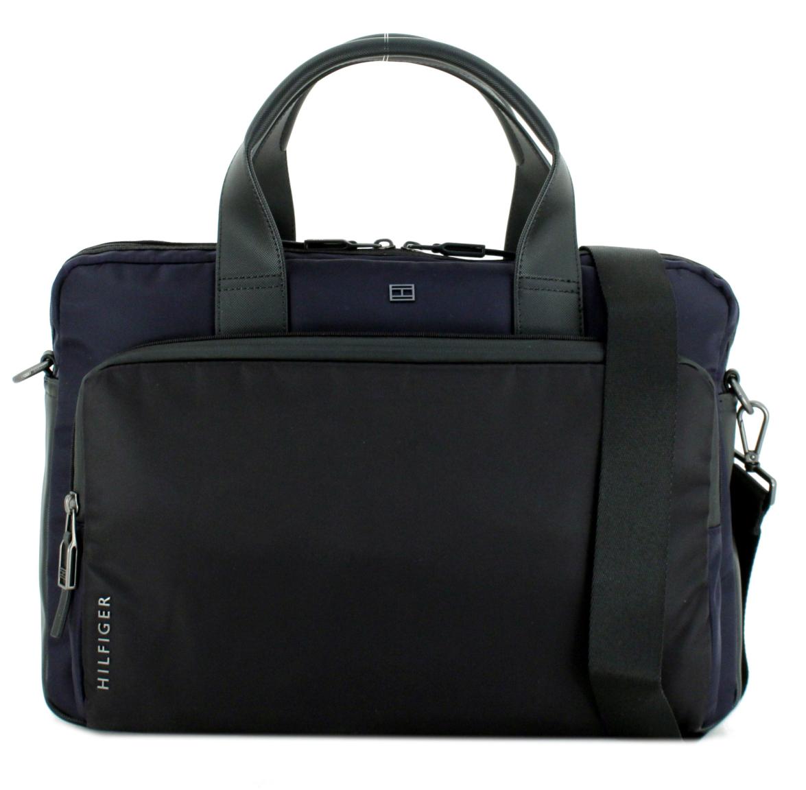 TH City Commuter Computer Bag Space Blue Tommy Hilfiger dunkelblau schwarz