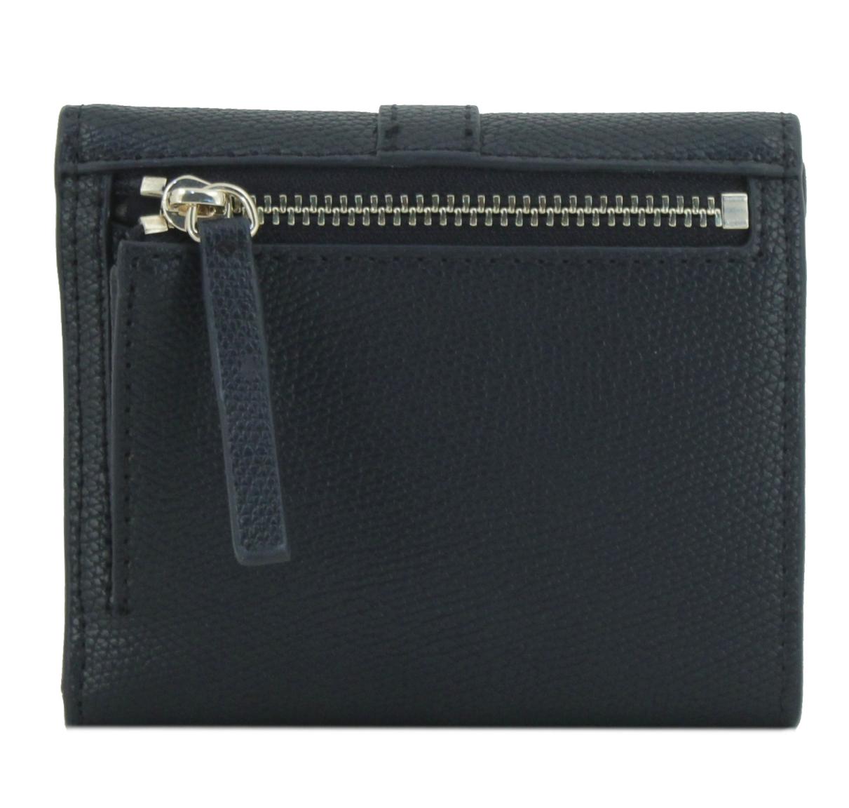 TH Plush Small Flap Wallet Black Damenbörse Tommy Hilfiger schwarz klappbar
