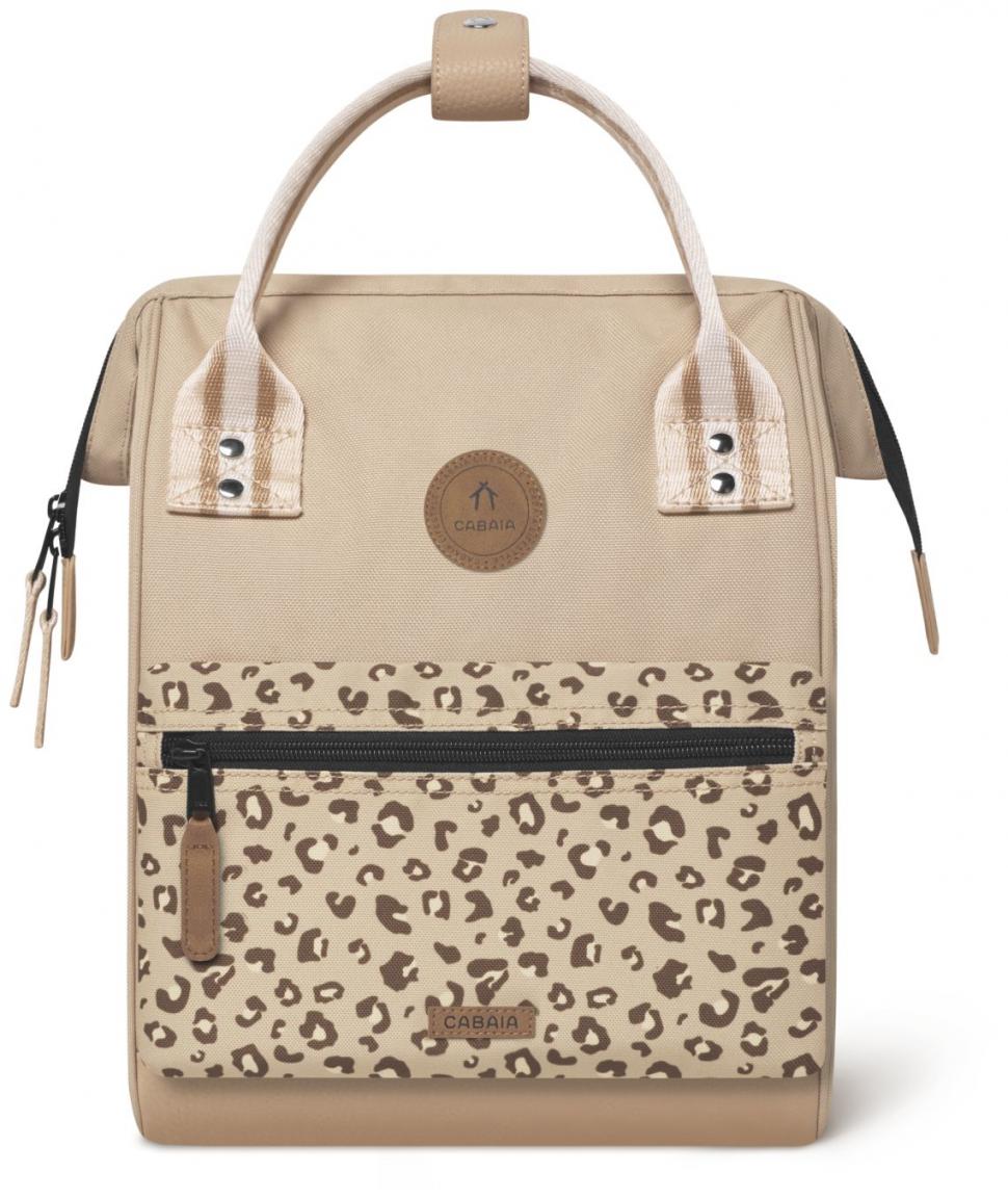Tagesrucksack Adventurer Small beige Leopard Cabaia Lobito