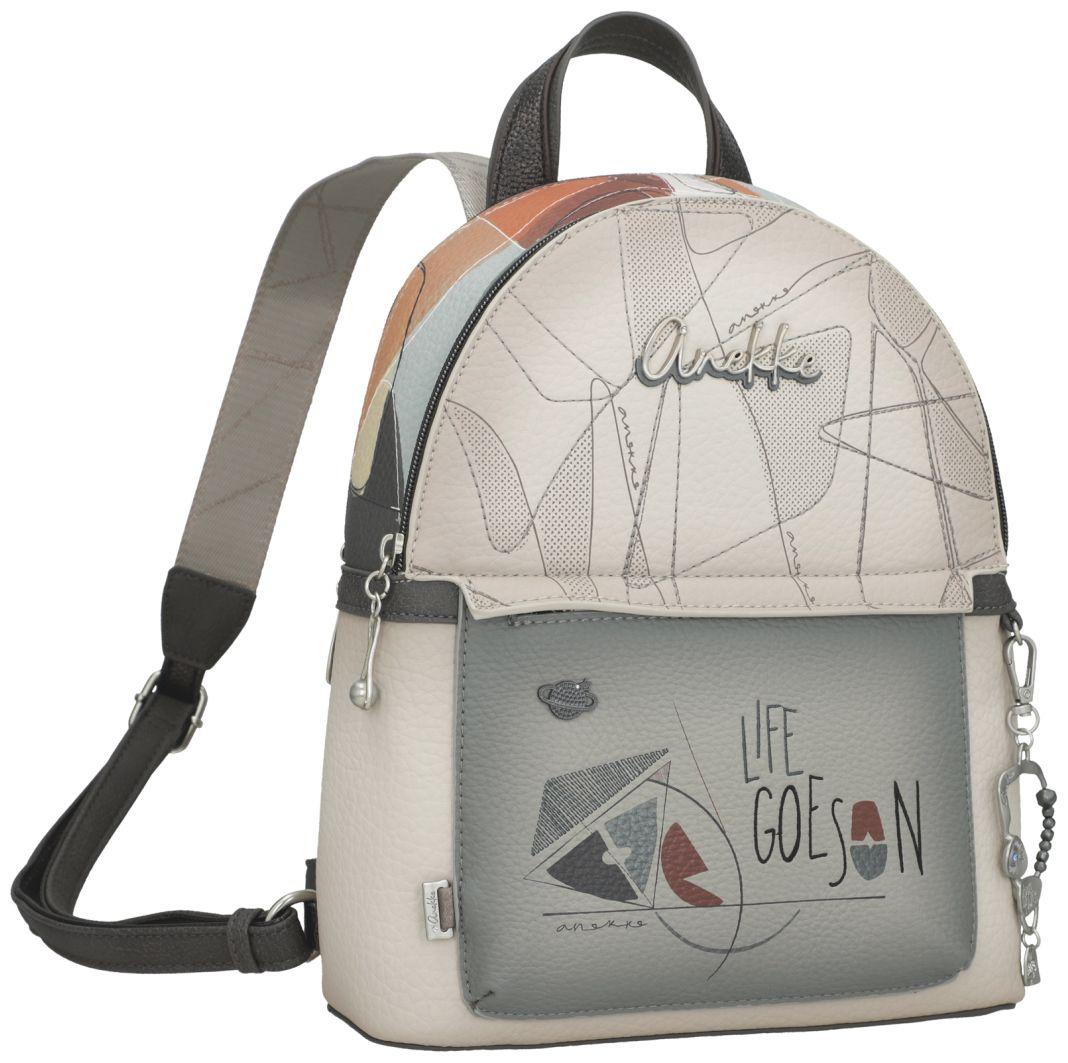 Tagesrucksack Anekke zart Auralis beige Sophia orange Glitzer