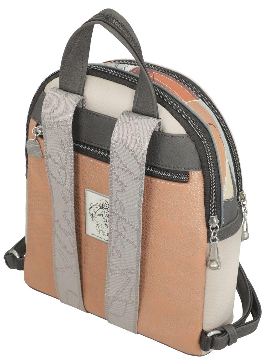 Tagesrucksack Anekke zart Auralis beige Sophia orange Glitzer