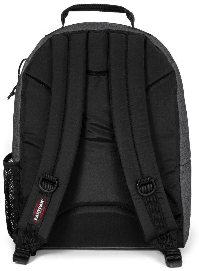 Tagesrucksack Black Denim Eastpak Pinzip grau meliert Schule Freizeit