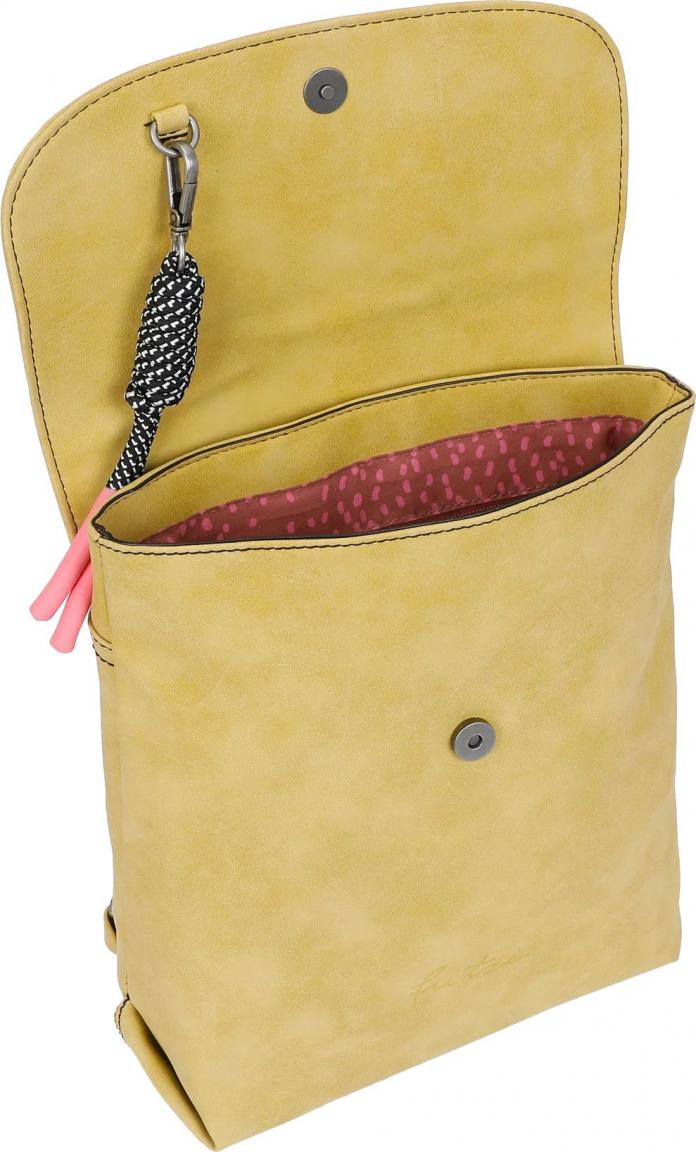 Tagesrucksack Damen Fritzi aus Preußen Bitzi06 Camille Senfgelb nachhaltig
