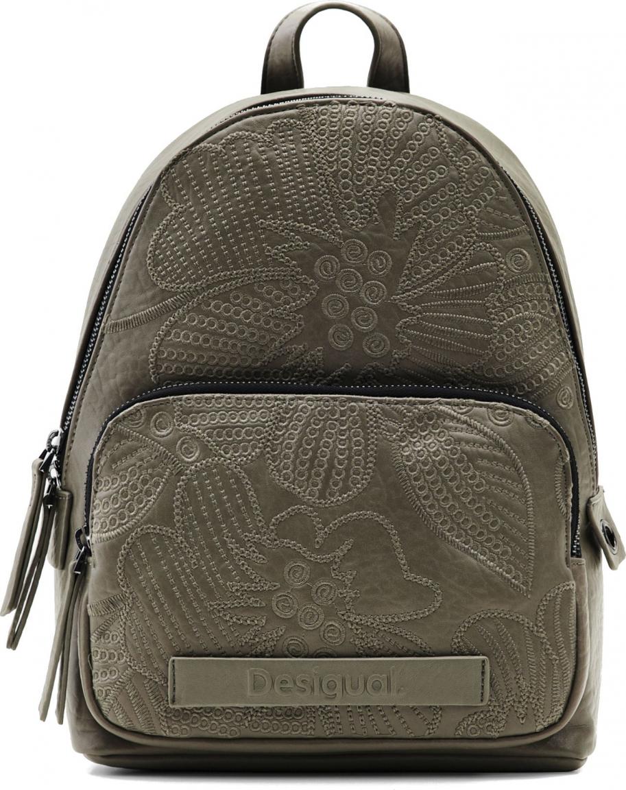 Tagesrucksack Desigual Alpha Mombasa Mini Taupegrau Gris
