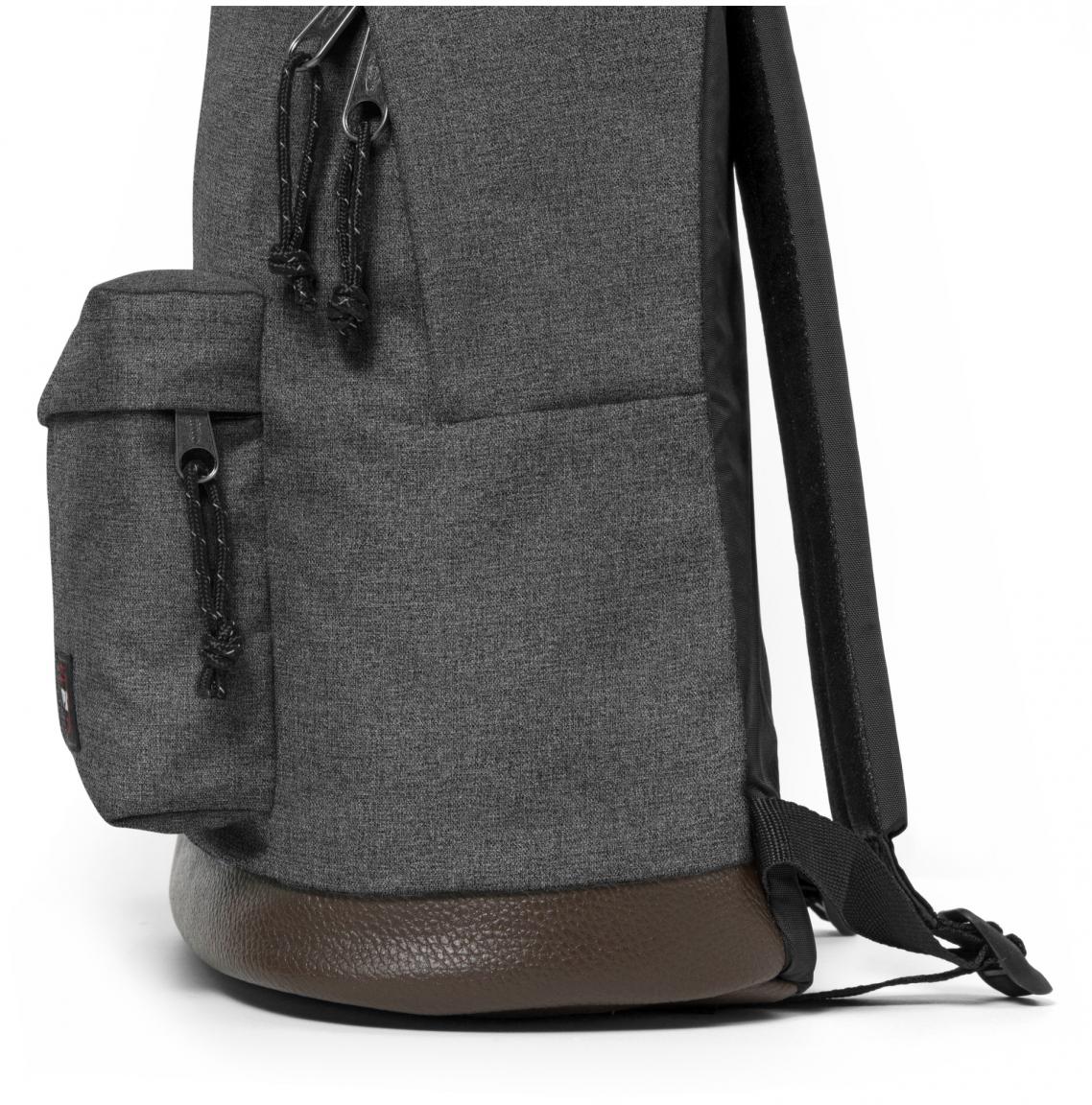 Tagesrucksack Eastpak Wyoming Lederboden grau meliert Black Denim