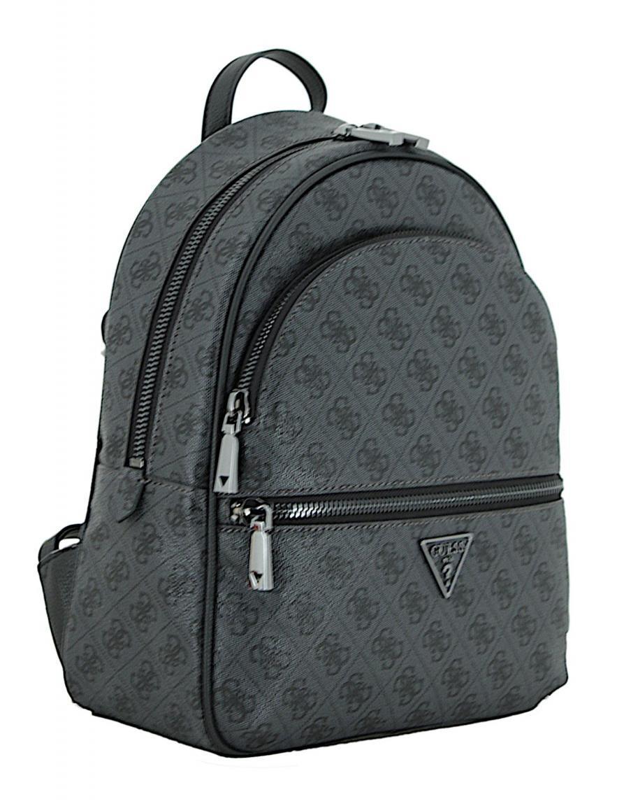 Tagesrucksack Guess Manhattan Coal Logo Markenprint