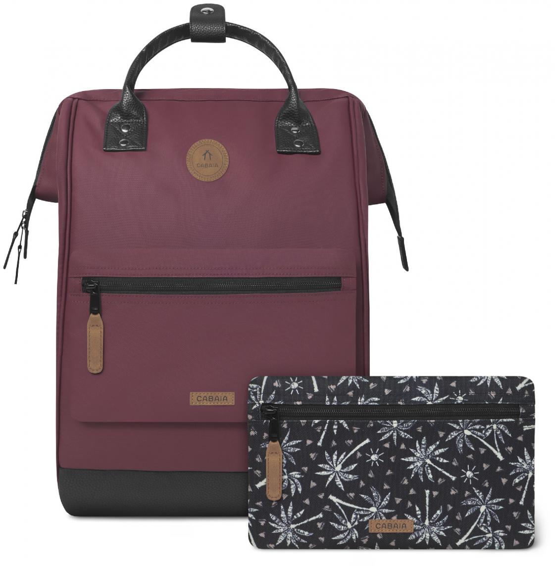 Tagesrucksack Kassala bordeaux Cabaia Adventurer Large abwischbar rot