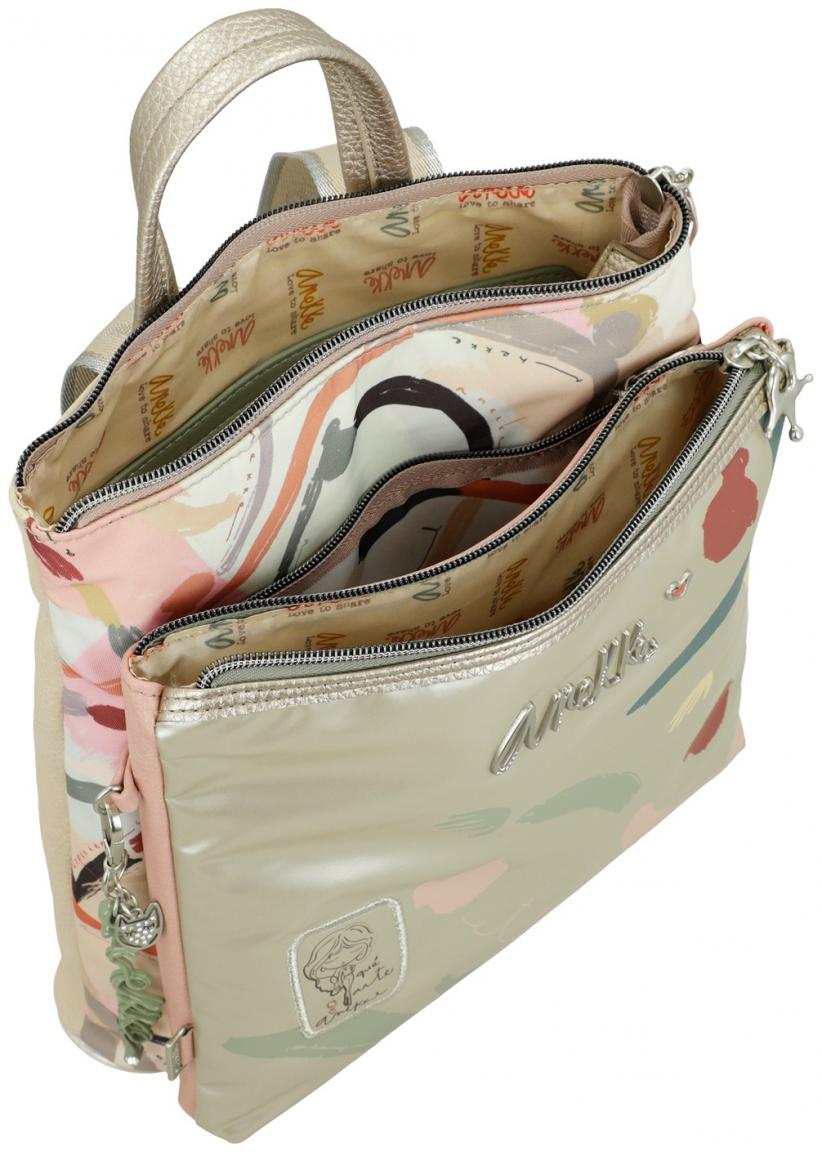 Tagesrucksack Silber bunt Anekke Alma Smart
