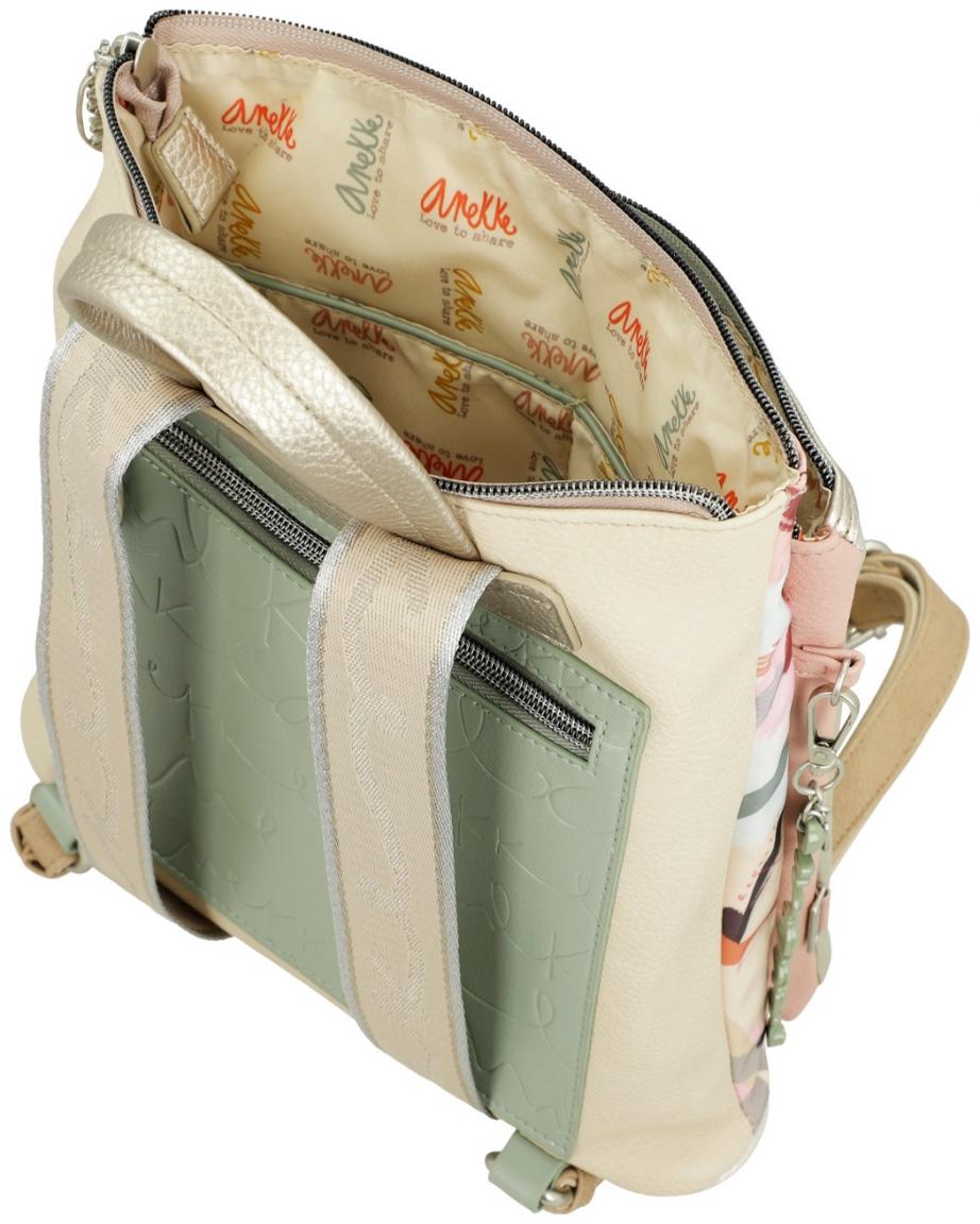 Tagesrucksack Silber bunt Anekke Alma Smart