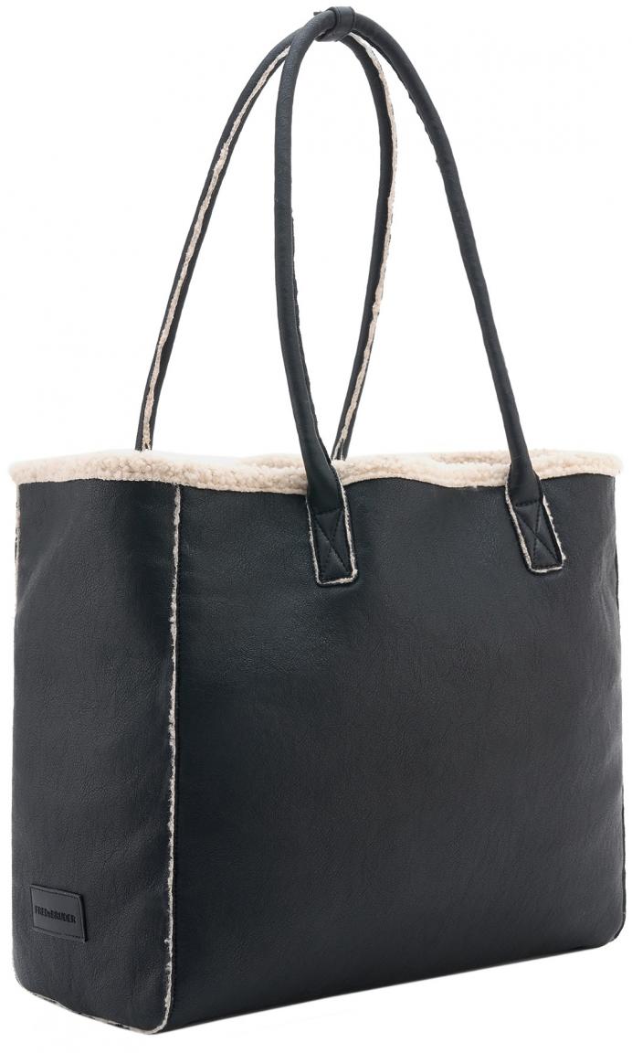 Take All You Need Shopper FREDsBRUDER Shearlingoptik schwarz