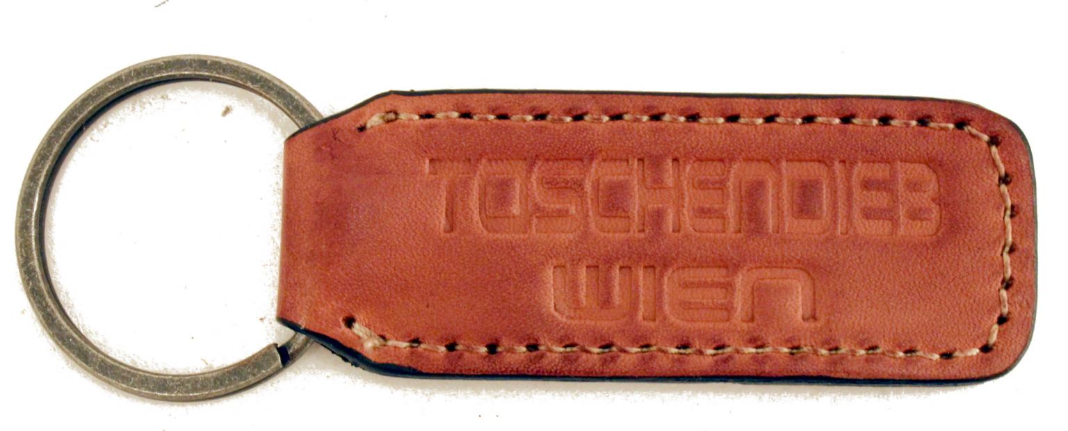 Taschendieb Messenger Umhängetasche Croco Stone Braun