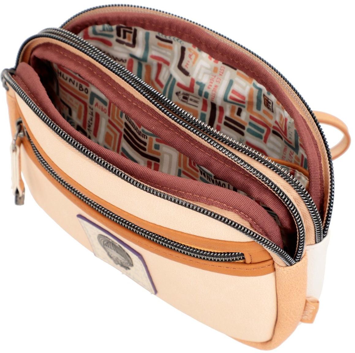 Taschenorganizer mit Handschlaufe Clutch Anekke Menire Magic Souls braun